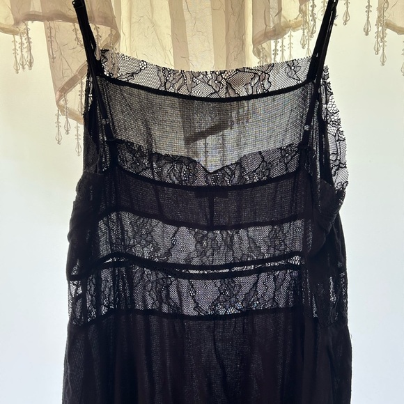 Free People Black Lace Maxi Dress - Picture 2 of 5